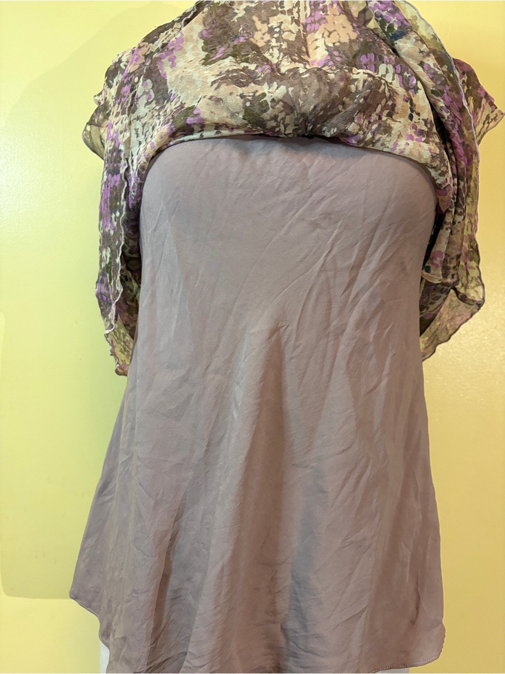 Diane Von Furstenberg Silk Tank and Liner - Picture 4 of 10